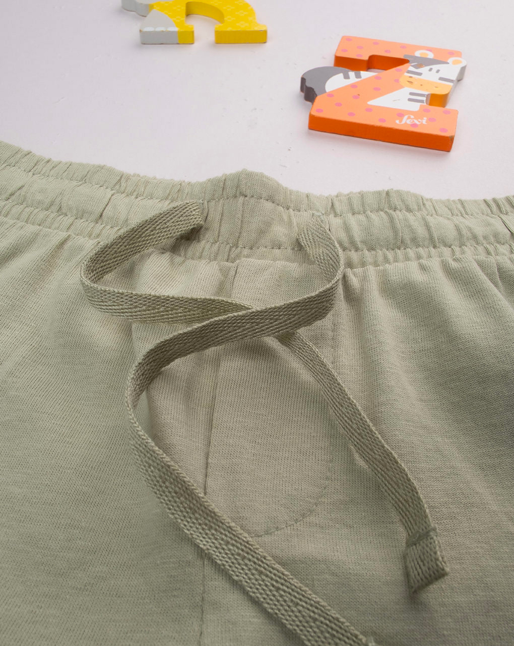 βρεφικό σορτσάκι λαδί με δελφίνι για αγόρι - Prénatal