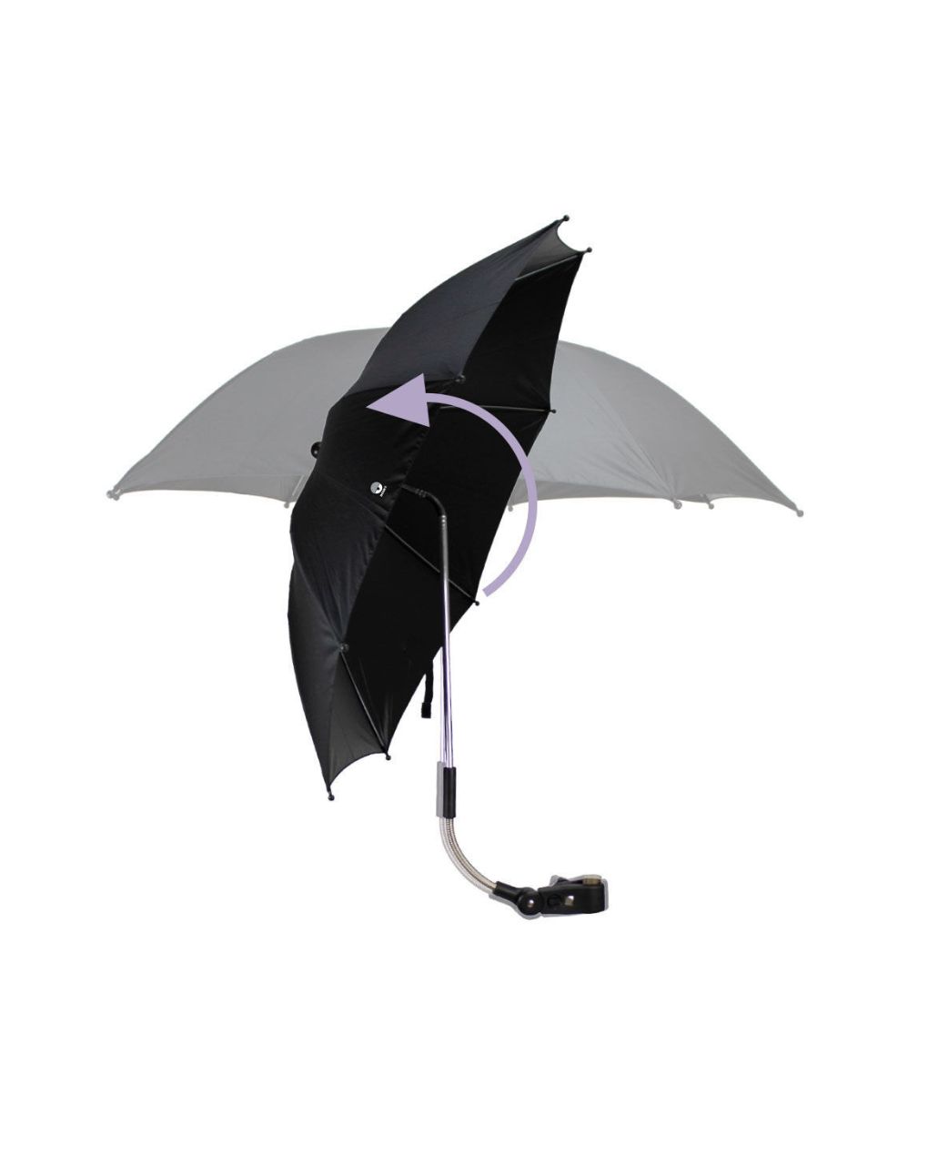 Dooky ομπρέλα καροτσιού με δείκτη προστασίας upf 50+ black dk-5728251 - Dooky