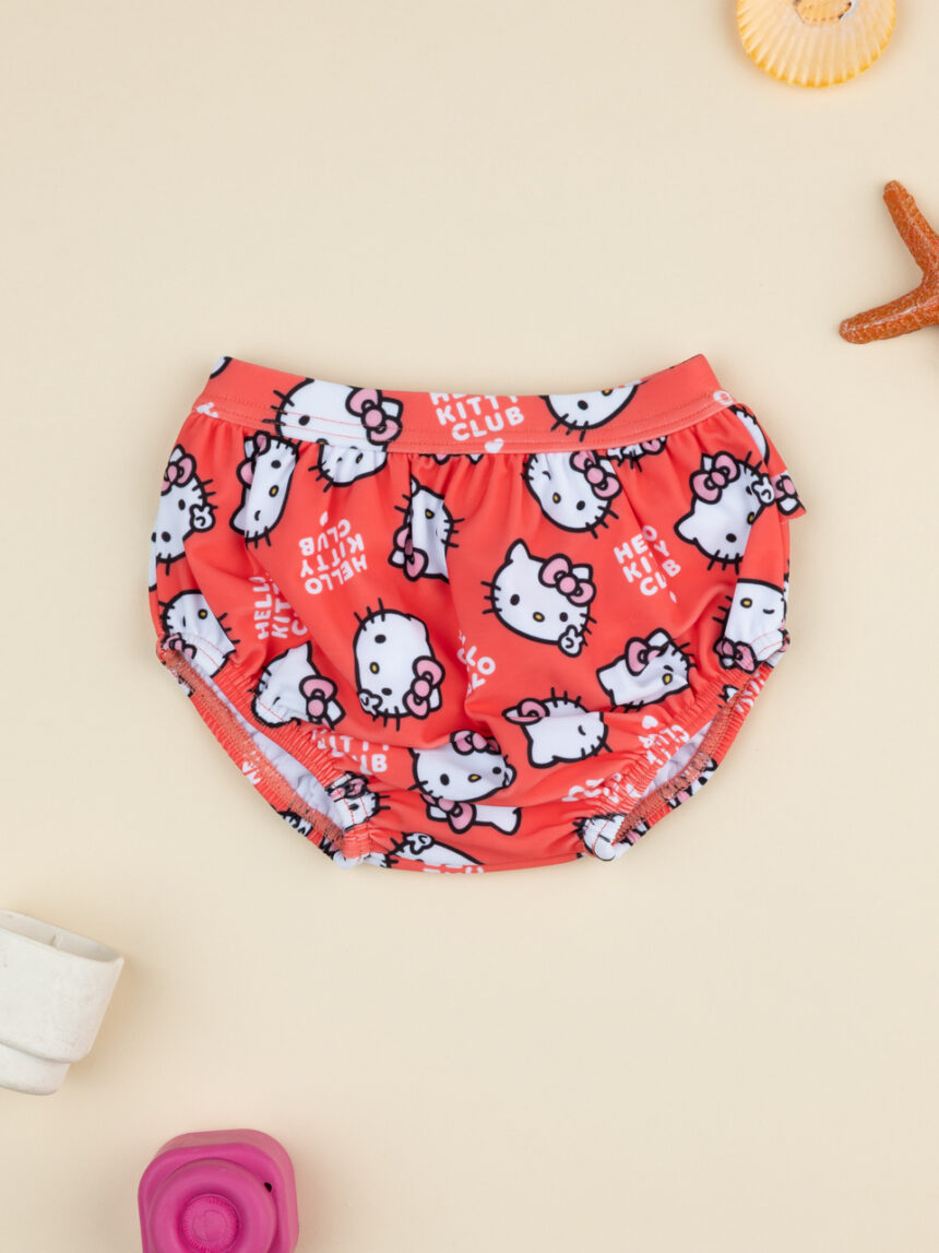 βρεφικό μαγιό πάνα κοραλί hello kitty για κορίτσι - Prénatal