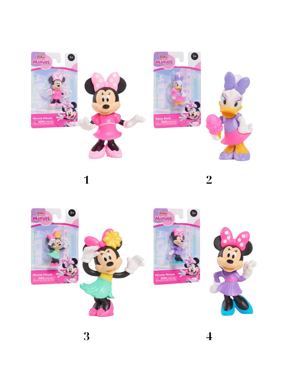 Giochi preziosi minnie φιγούρα 6cm mcn34000 (4 σχέδια)