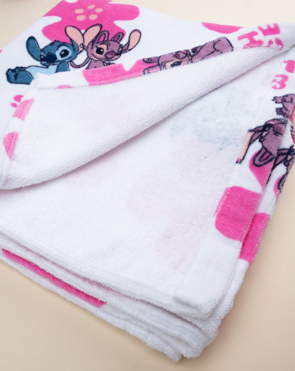 βρεφικό πόντσο θαλάσσης λευκό stitch&angel για κορίτσι - Prénatal