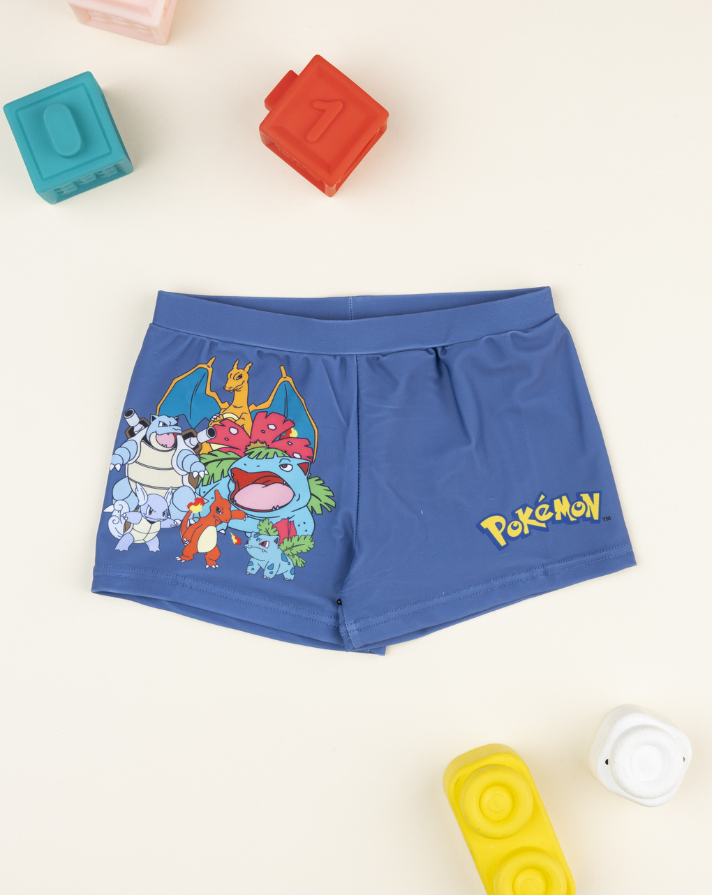 παιδικό μαγιό σορτσάκι μπλε pokémon για αγόρι