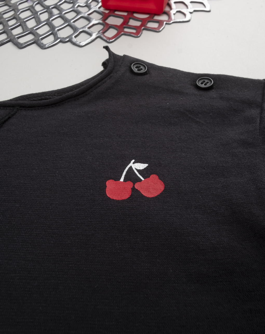 βρεφικό σετ t-shirt και κολάν με κεράσια για κορίτσι - Prénatal