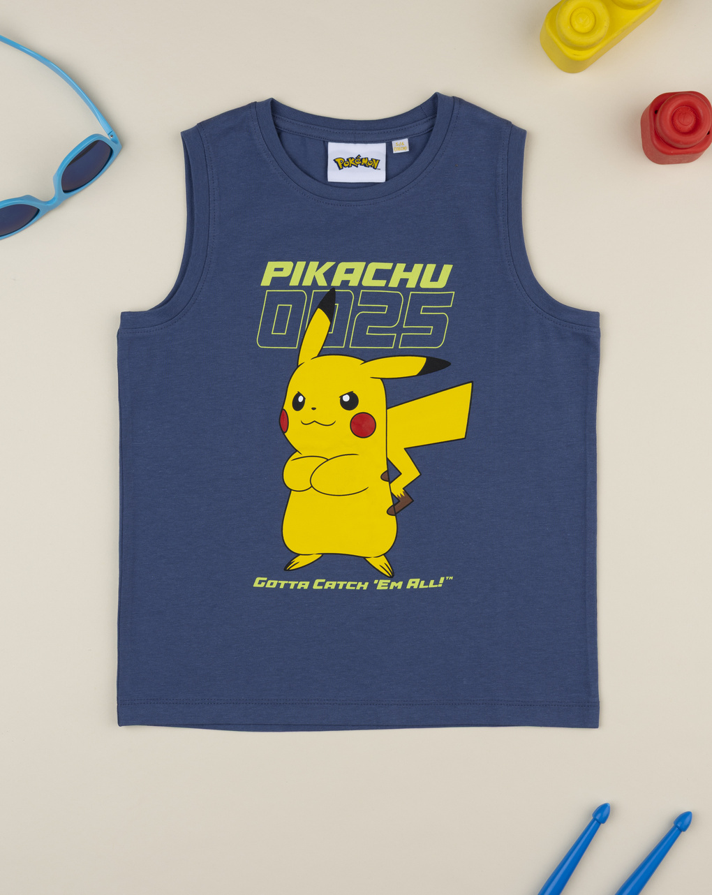παιδική μπλούζα μπλε pikachu για αγόρι