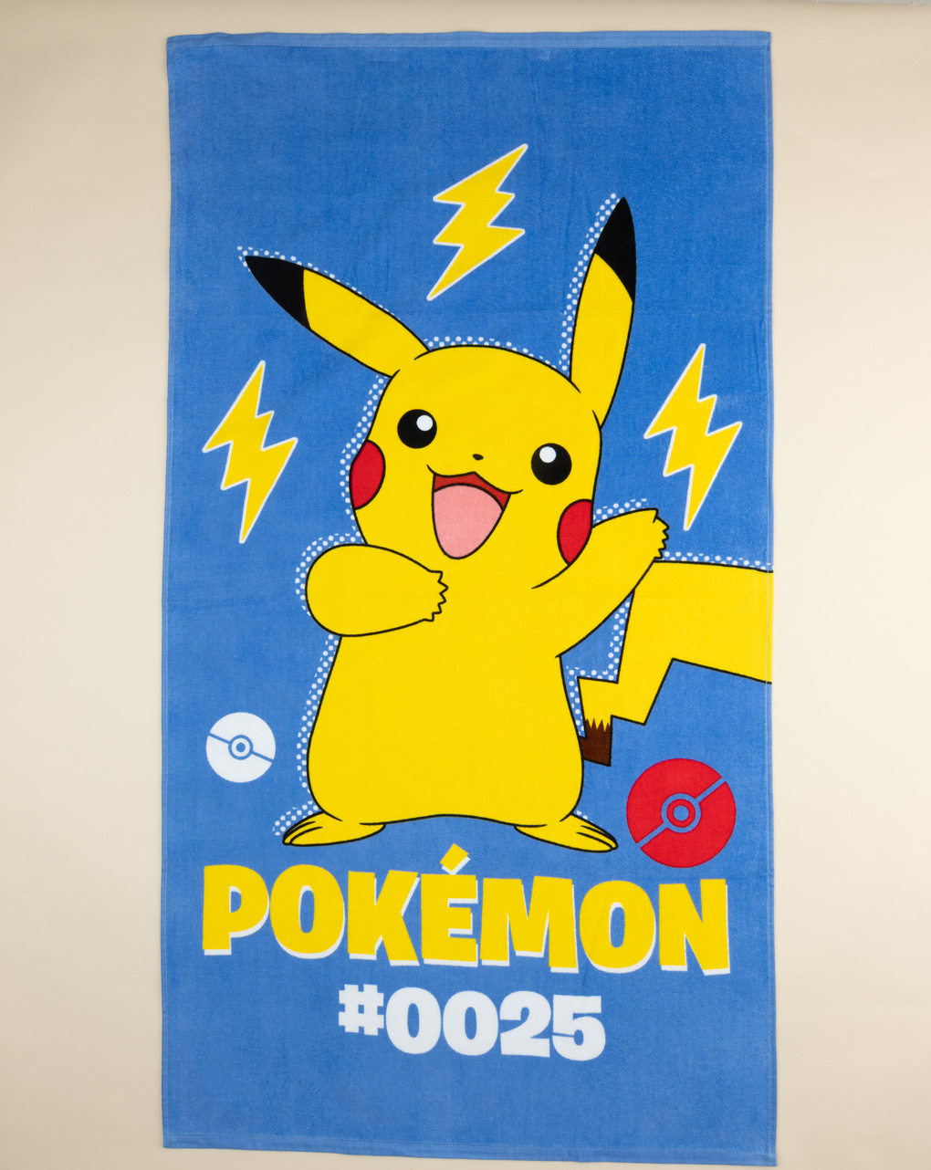 παιδική πετσέτα θαλάσσης μπλε pokémon για αγόρι