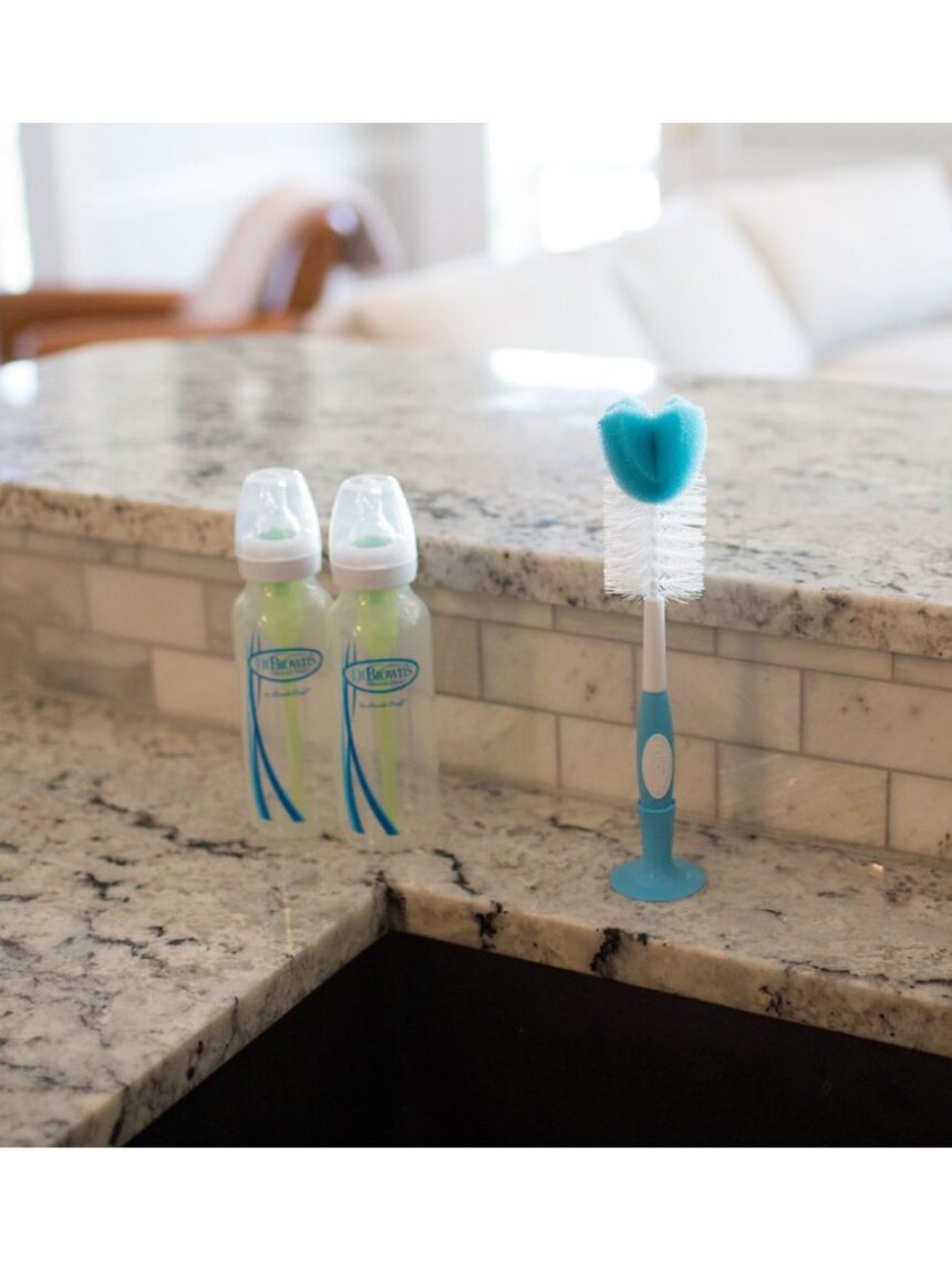 Dr. brown's βούρτσα καθαρισμού μπιμπερό χρωματιστές (4 σχέδια) ac023 - Dr Browns