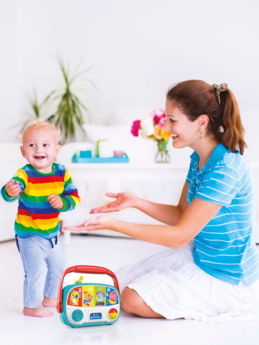 Baby clementoni βρεφικό παιχνίδι baby ραδιόφωνο 1000-17459 - BABY CLEMENTONI