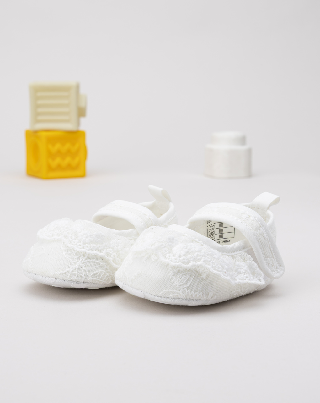 βρεφικά παπούτσια αγκαλιάς μπαλαρίνες με δαντέλα για κορίτσι - Prénatal