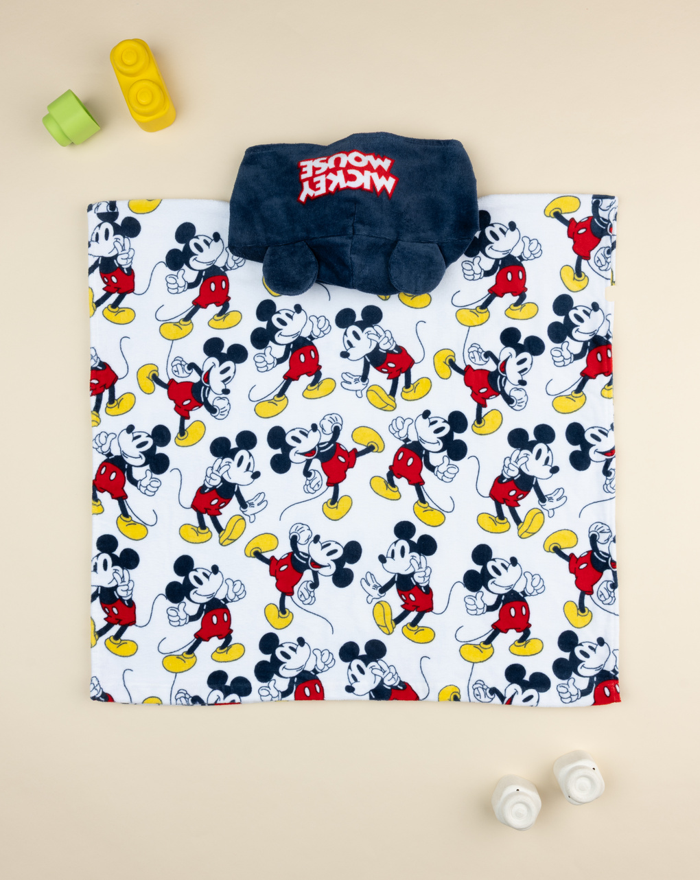 βρεφικό πόντσο θαλάσσης λευκό mickey για αγόρι - Prénatal