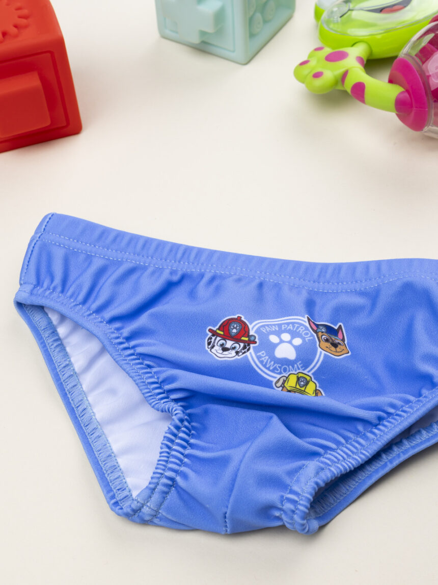 βρεφικό μαγιό σλιπ μπλε paw patrol για αγόρι - Prénatal