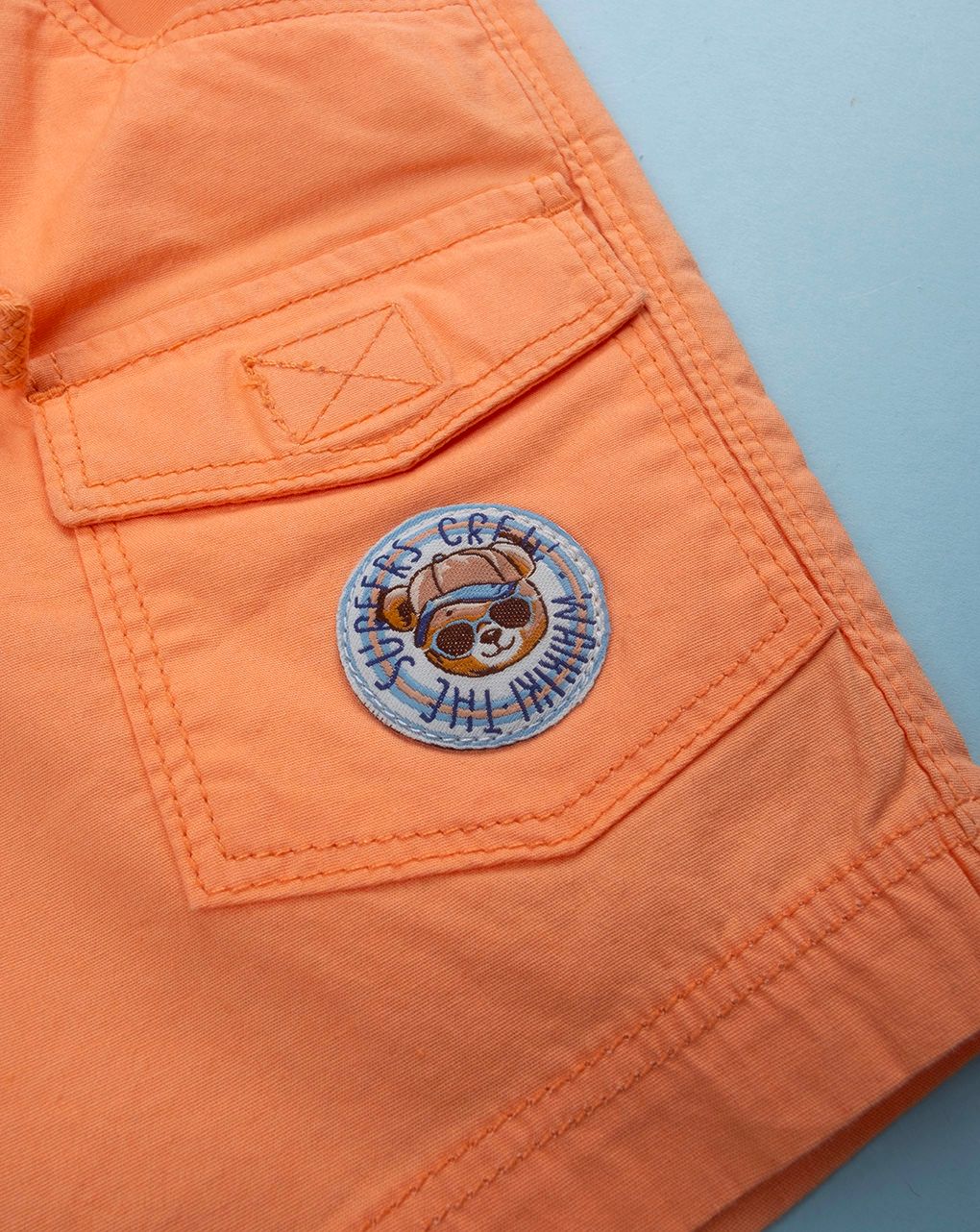 βρεφική βερμούδα πορτοκαλί surfer για αγόρι - Prénatal