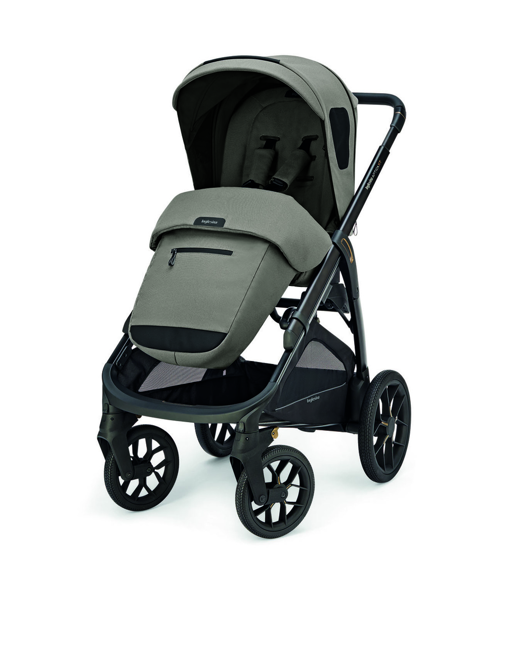 Inglesina σύστημα μεταφοράς quattro aptica xt darwin recline με σκελετό nero tundra beige - Inglesina