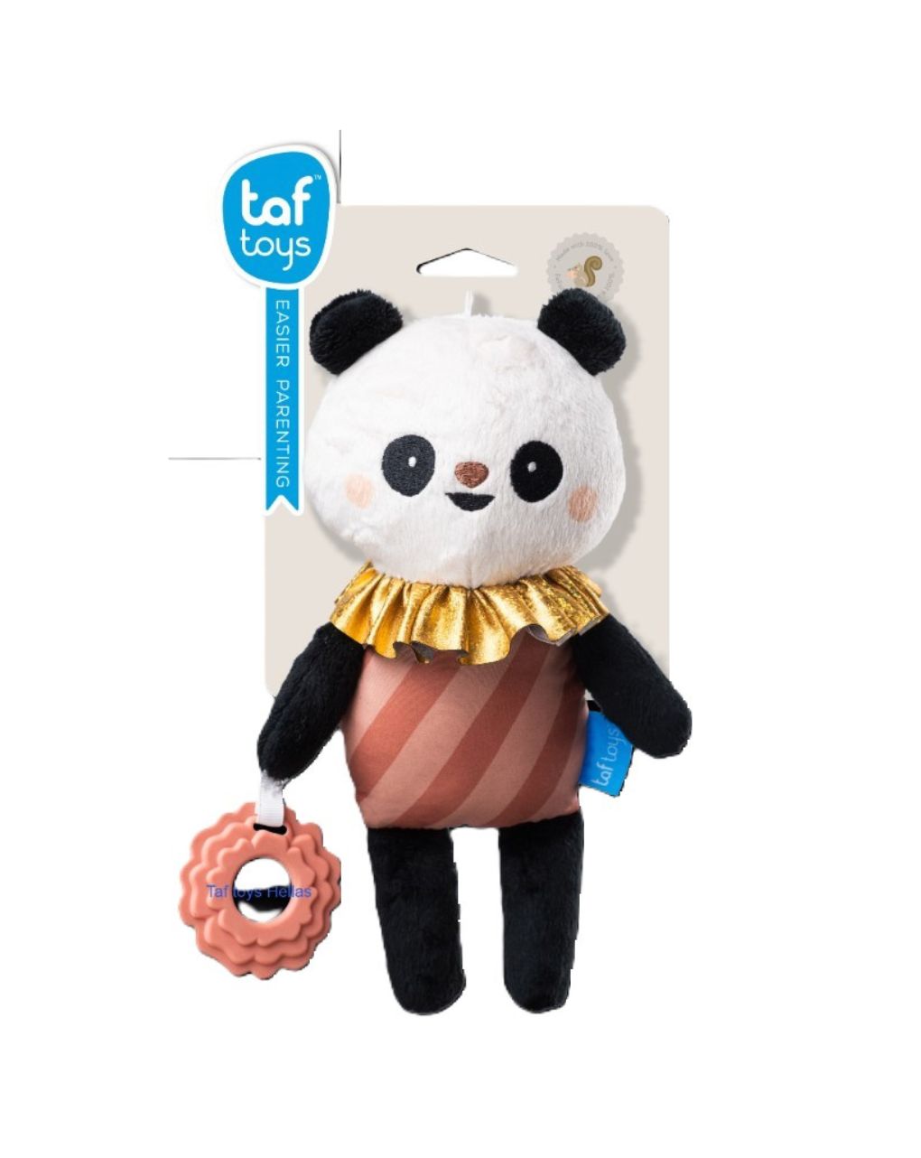 Taf toys λούτρινο πάντα με μασητικό pamela plus toy t13595 - Taf-toys