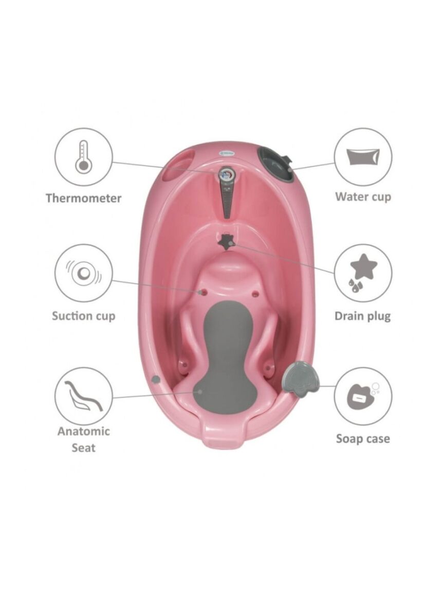 Bebe stars μπανιέρα ocean pink 22-185 - Bebe Stars