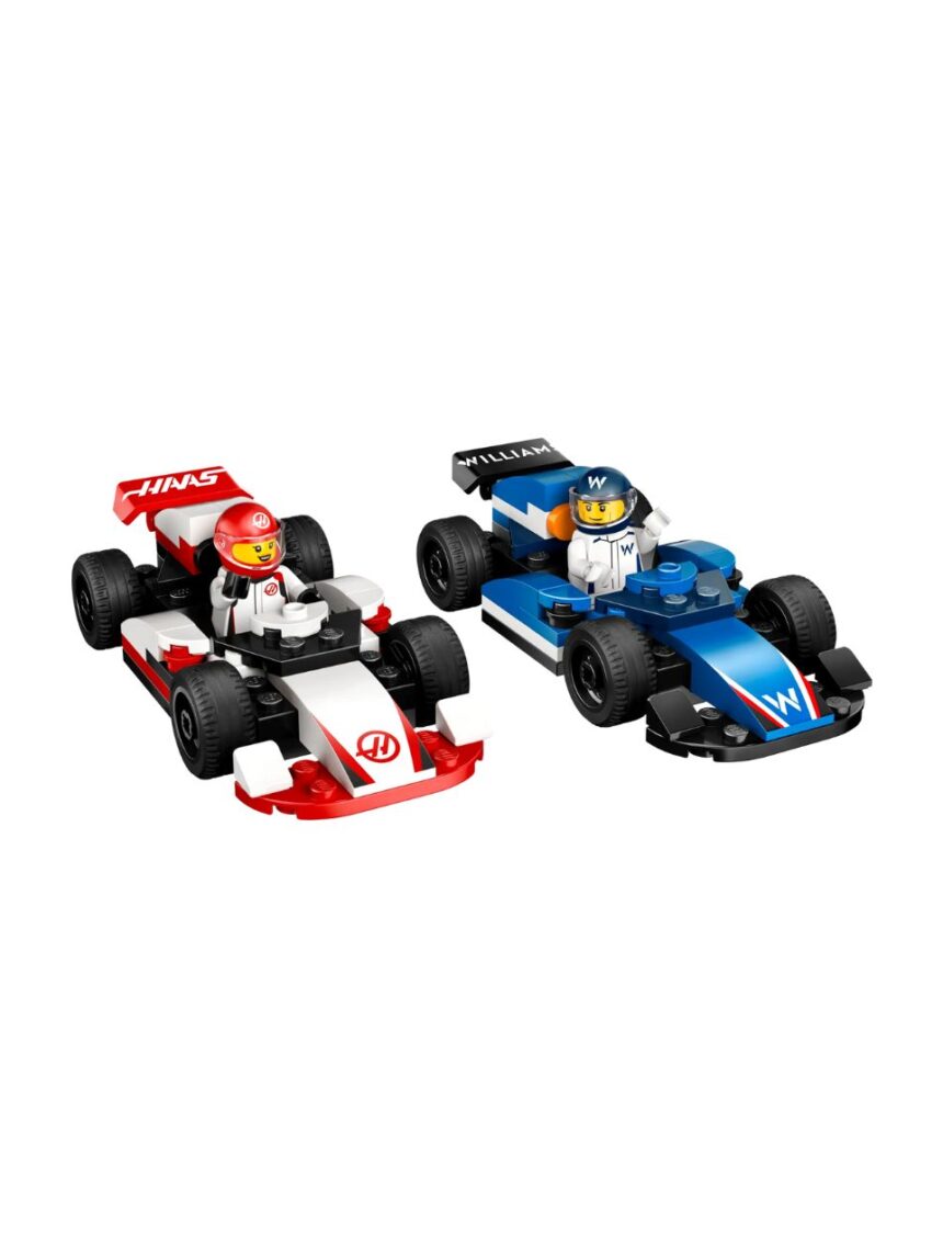 Lego city f1 williams racing & haas f1 race cars 60464 - Lego