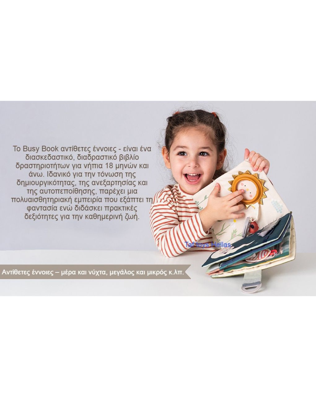 Taf toys βιβλίο δραστηριοτήτων fantasy busy book t13655 - Taf-toys