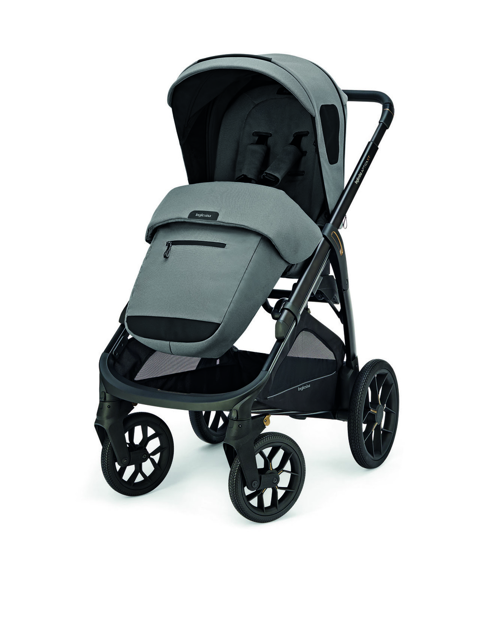 Inglesina σύστημα μεταφοράς quattro aptica xt darwin recline με σκελετό nero canyon grey - Inglesina