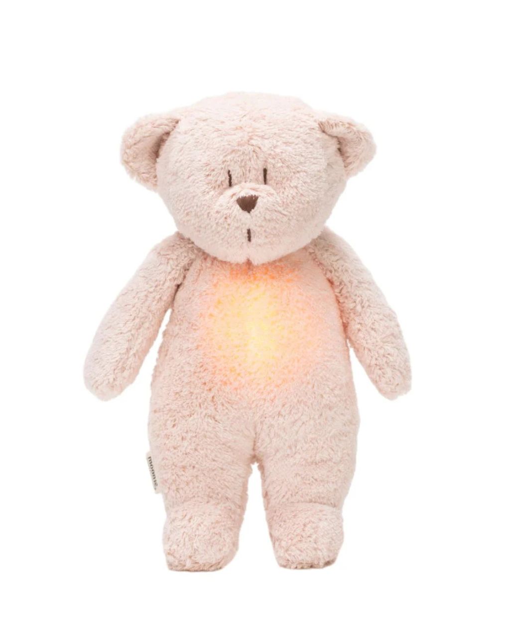 Moonie 2.0 the organic humming bear επαναφορτιζόμενο βοήθημα ύπνου με ηχογράφιση και αισθητήρα κλάματος rose - MOONIES