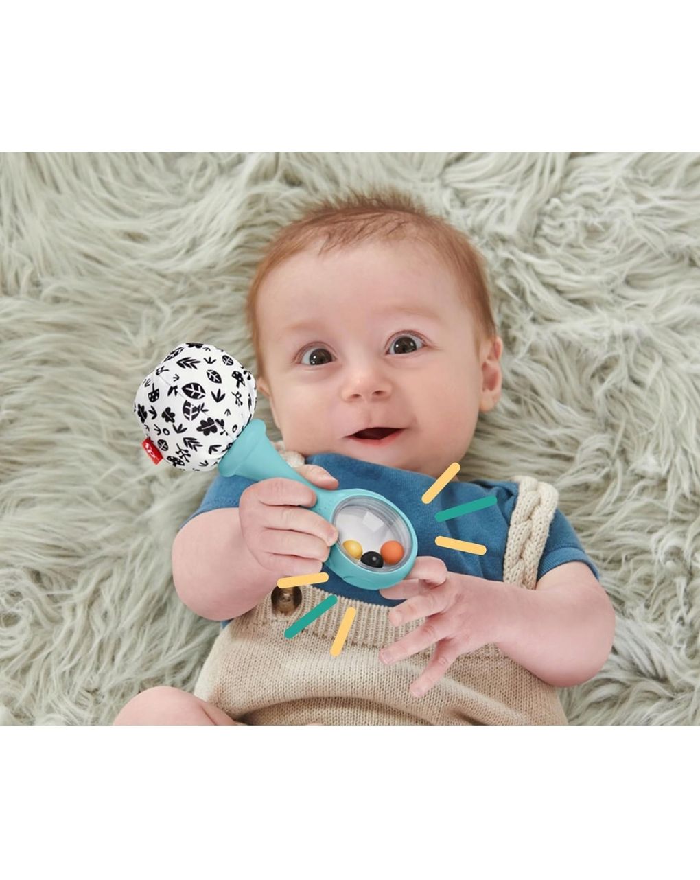 Mattel fisher price κουδουνίστρα μαράκες 3m+ hmf34 - Fisher-Price