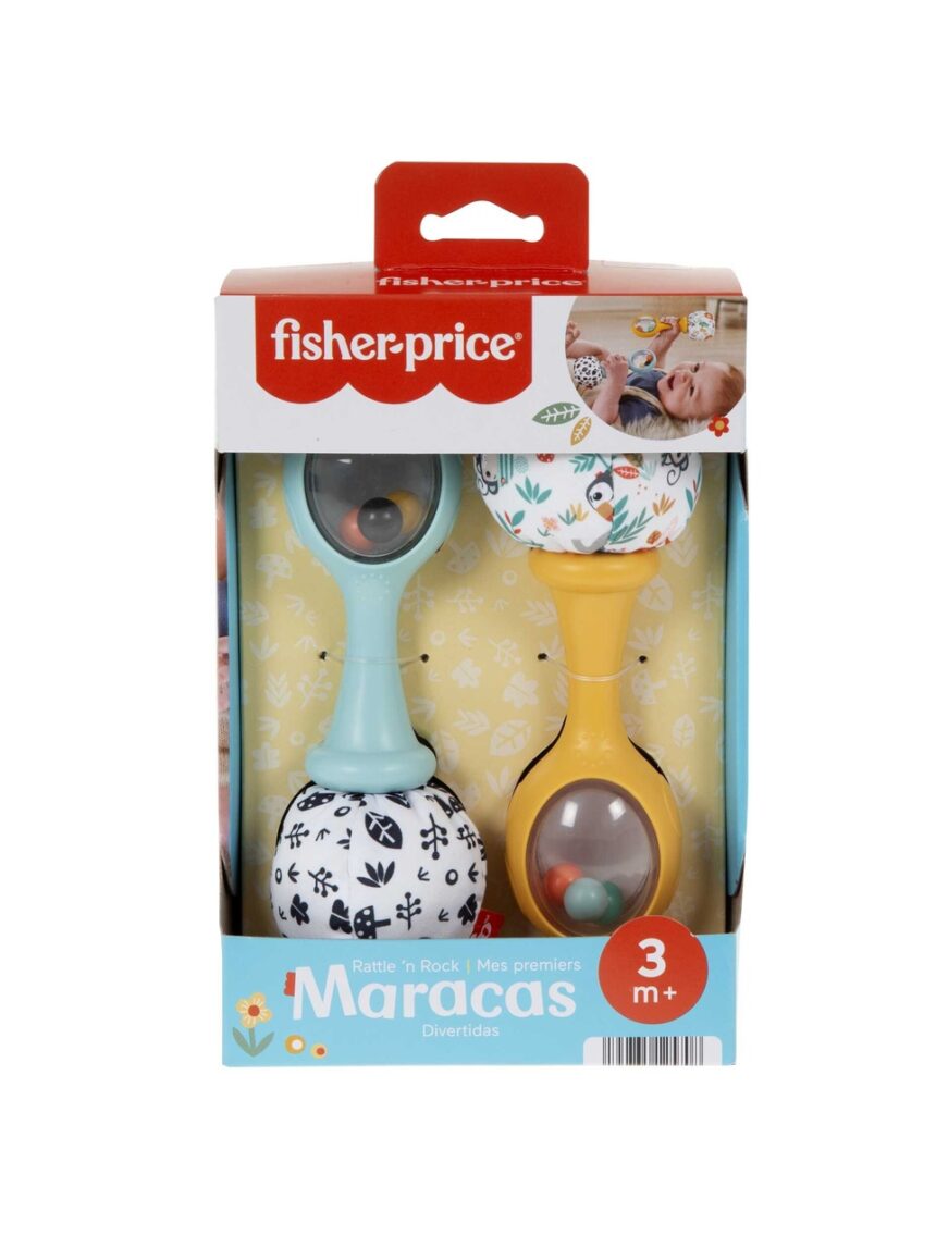 Mattel fisher price κουδουνίστρα μαράκες 3m+ hmf34 - Fisher-Price