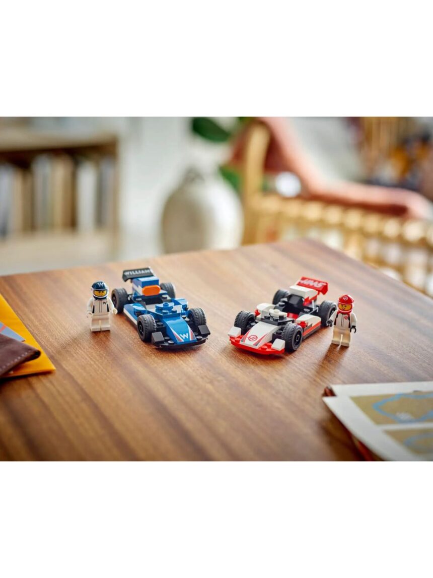 Lego city f1 williams racing & haas f1 race cars 60464 - Lego