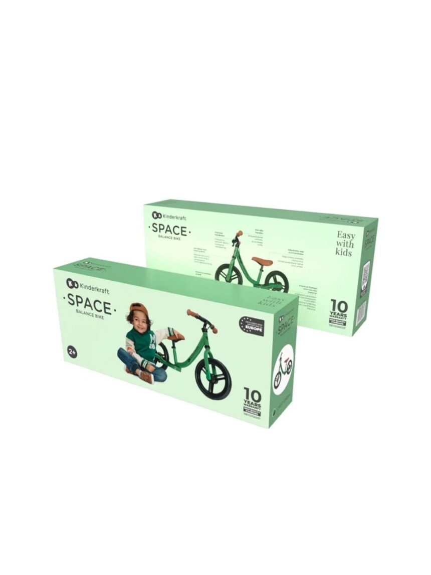 Kinderkraft ποδηλατάκι ισορροπίας space light green krspac23gre0000 - Kinderkraft
