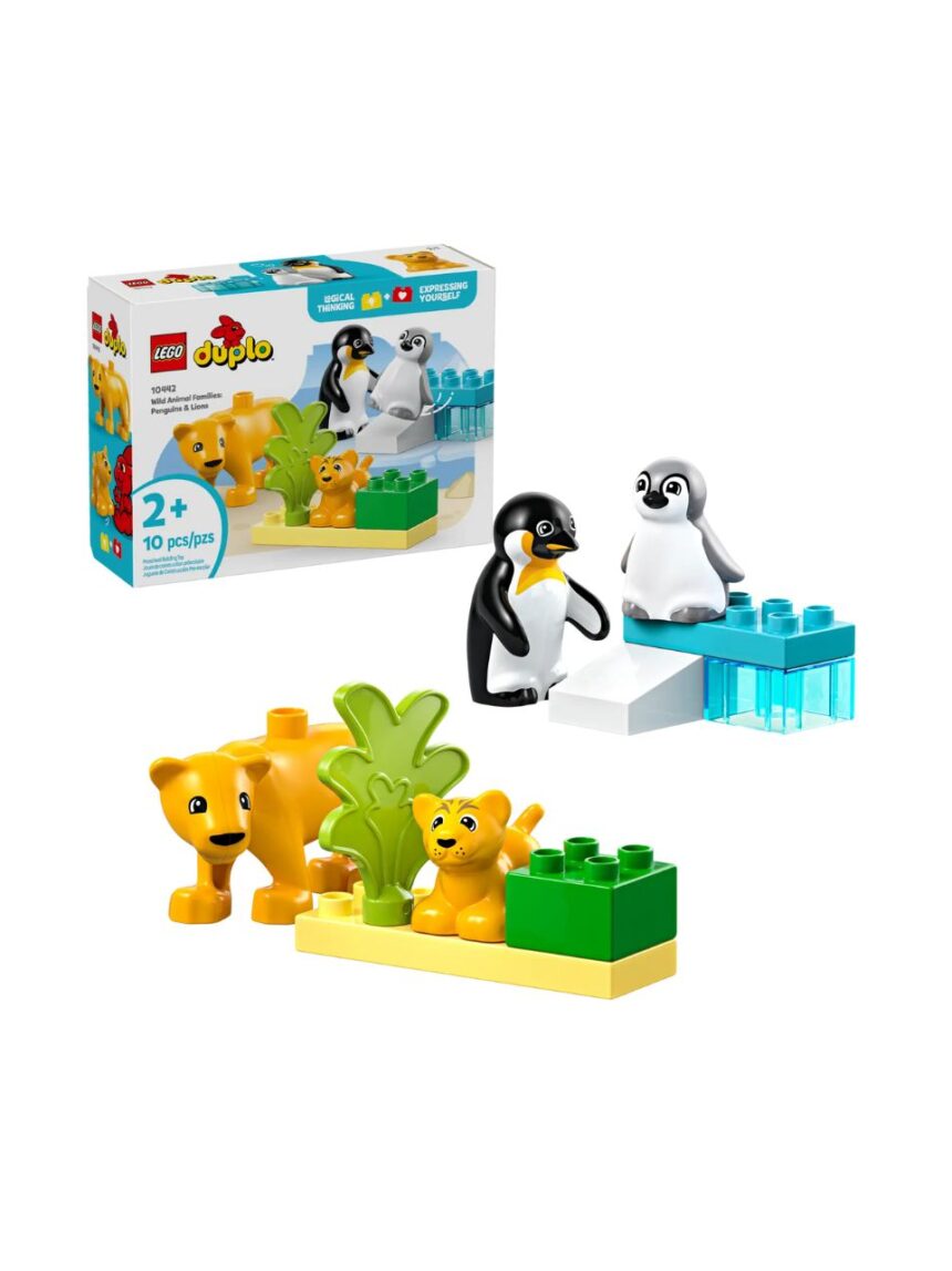 Lego duplo wild animal families: penguins & lions 10442 - DUPLO, Lego