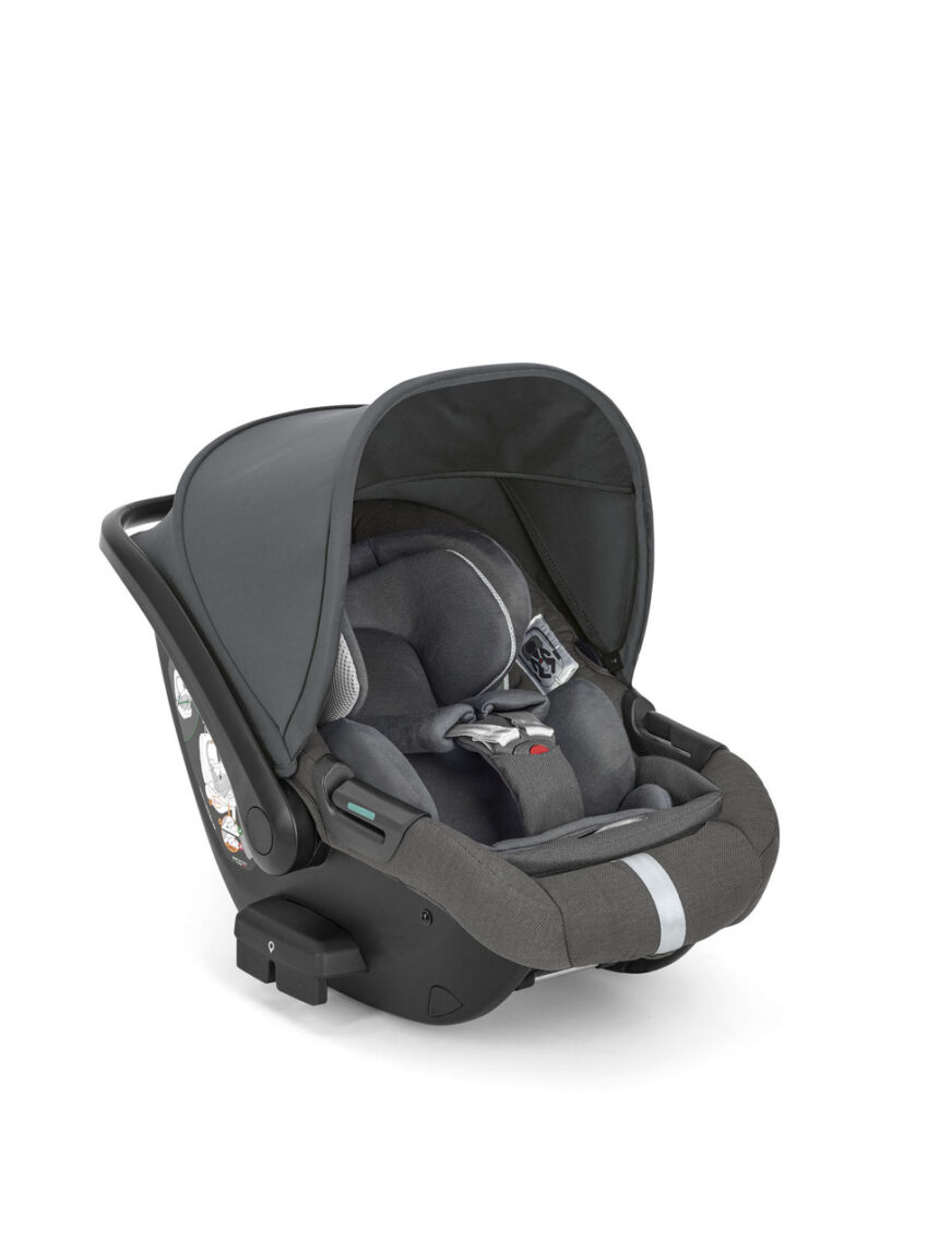 Inglesina σύστημα μεταφοράς quattro aptica darwin recline με  palladio black velvet grey - Inglesina