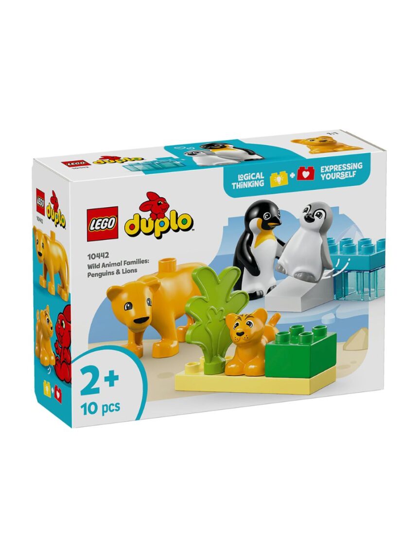 Lego duplo wild animal families: penguins & lions 10442 - DUPLO, Lego