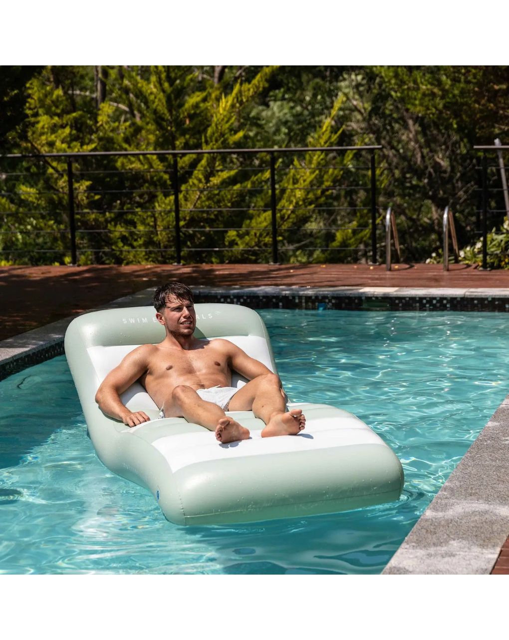 Swim essentials πολυτελής φουσκωτή πολυθρόνα νερού 180cm swe-2020se752 - Swim Essentials