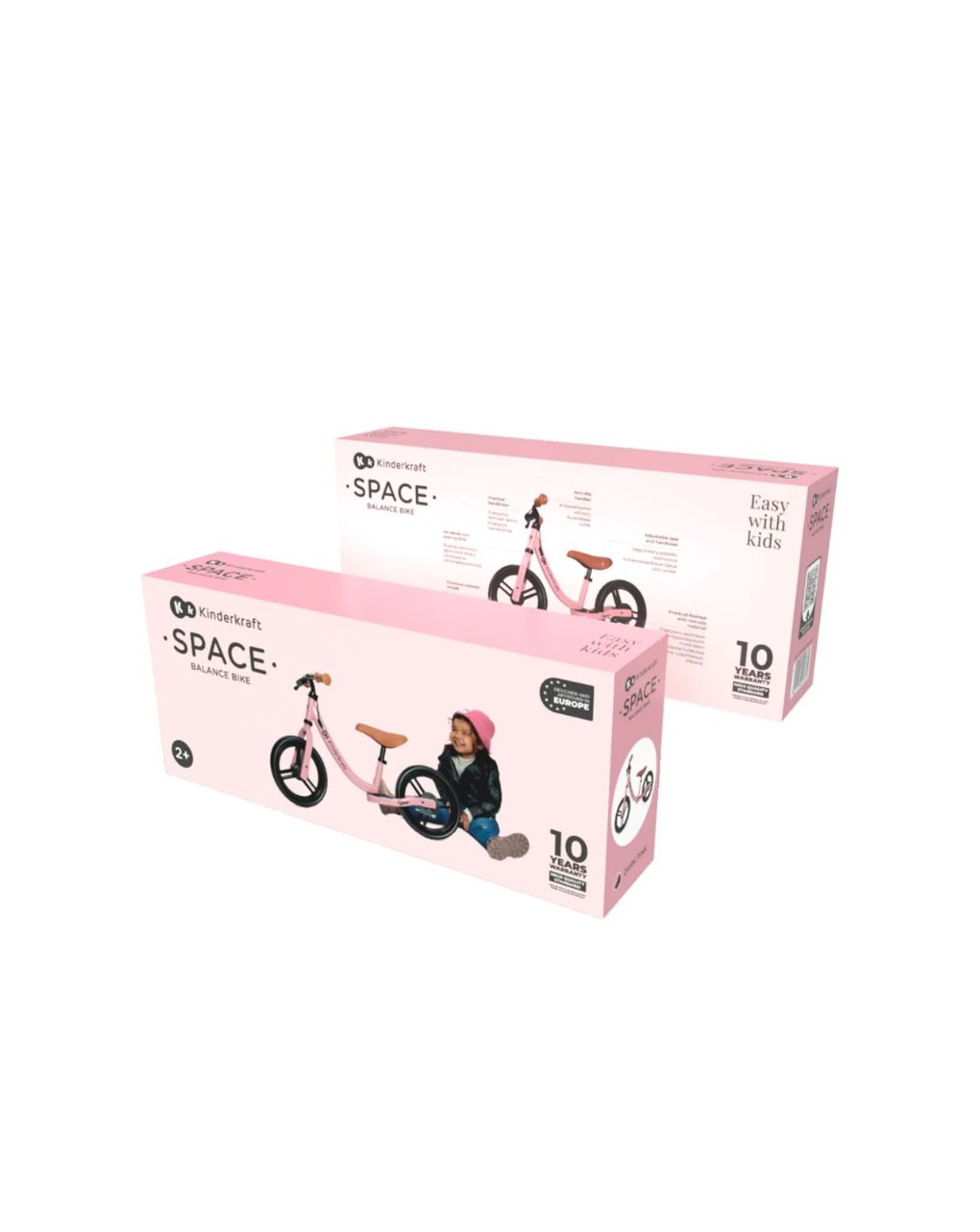 Kinderkraft ποδηλατάκι ισορροπίας space dark pink krspac23pnk0000 - Kinderkraft