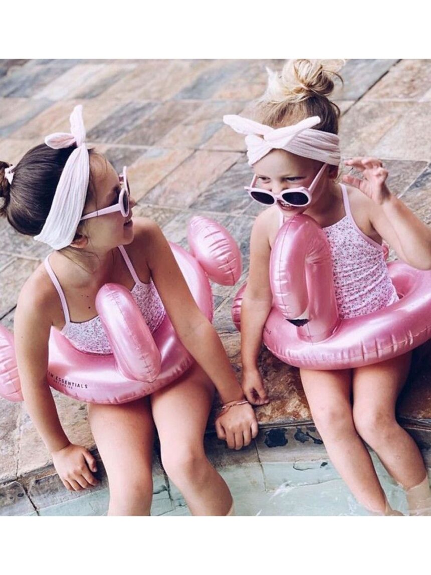Swim essentials φουσκωτό σωσίβιο θαλάσσης 56cm splitring rose gold flamingo swe-2020se04 - Swim Essentials
