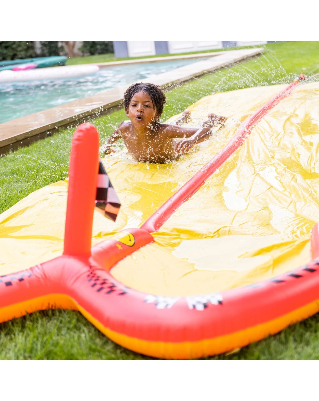 Swim essentials waterslide racing sprinkler παιχνίδι αγώνων νερού με ψεκαστήρες swe-2020se118 - Swim Essentials