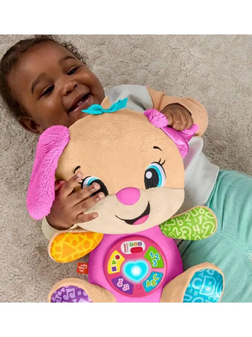 Mattel fisher-price laugh & learn εκπαιδευτικό σκυλάκι smart stages 6-36m ροζ jfd34 - Fisher-Price