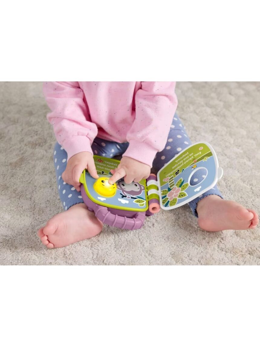 Mattel fisher-price μουσικό βιβλιαράκι μαϊμουδάκι 6-36m jfn07 - Fisher-Price