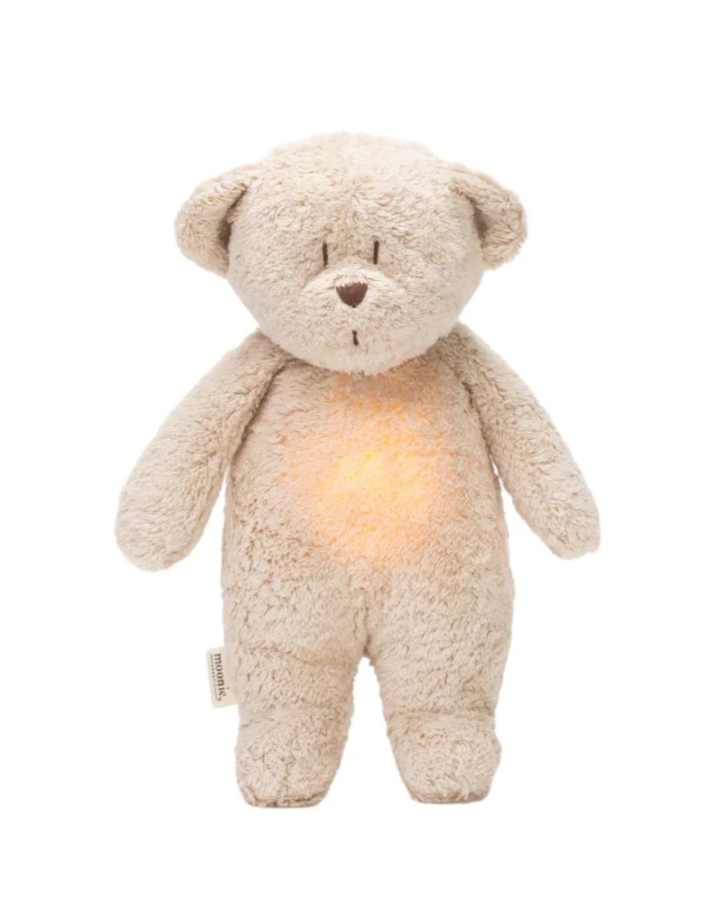Moonie 2.0 the organic humming bear επαναφορτιζόμενο βοήθημα ύπνου με ηχογράφιση και αισθητήρα κλάματος sand - MOONIES