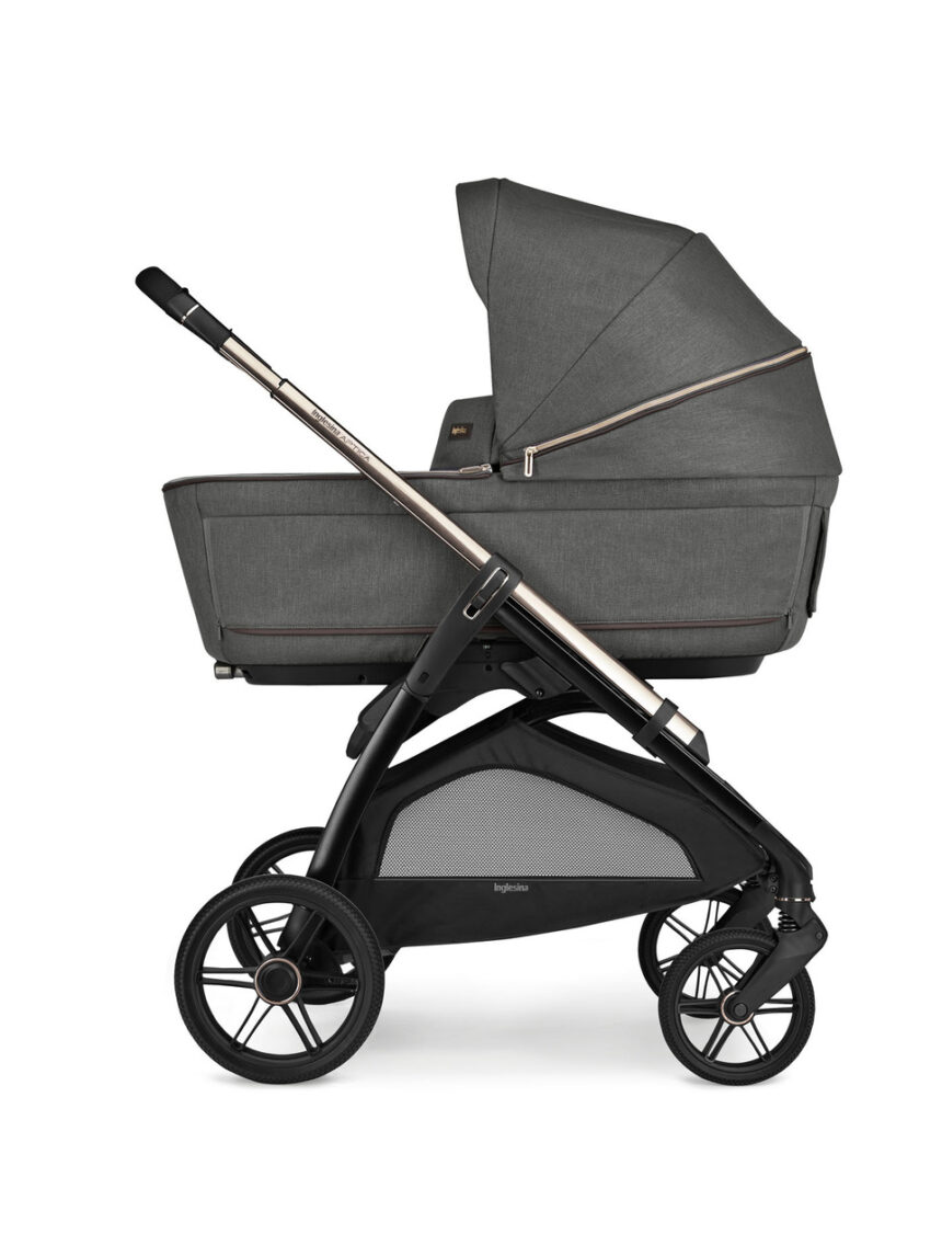 Inglesina σύστημα μεταφοράς quattro aptica darwin recline με  palladio black velvet grey - Inglesina