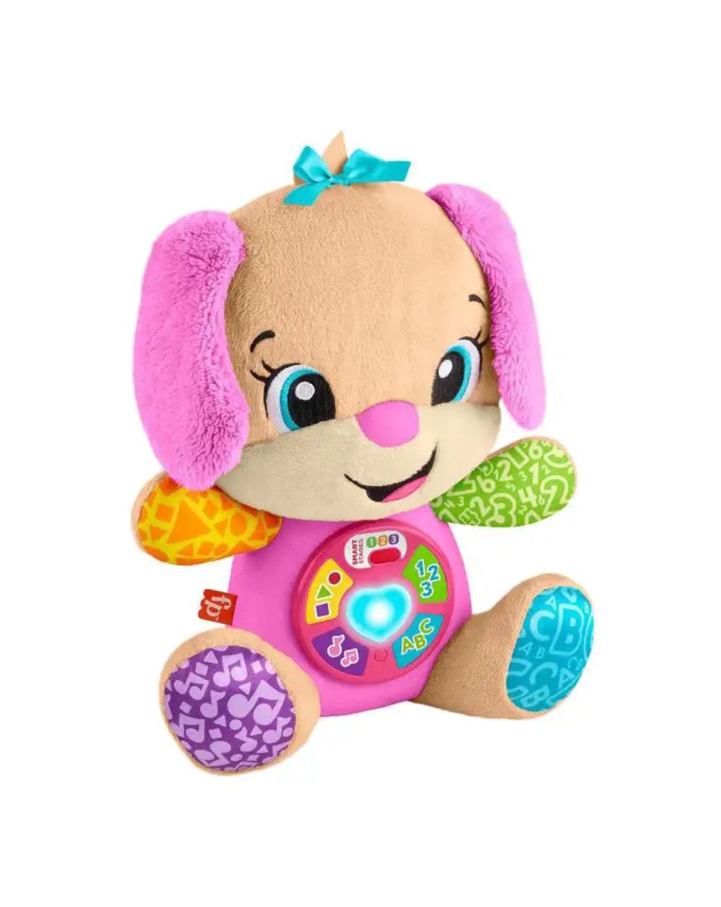 Mattel fisher-price laugh & learn εκπαιδευτικό σκυλάκι smart stages 6-36m ροζ jfd34 - Fisher-Price