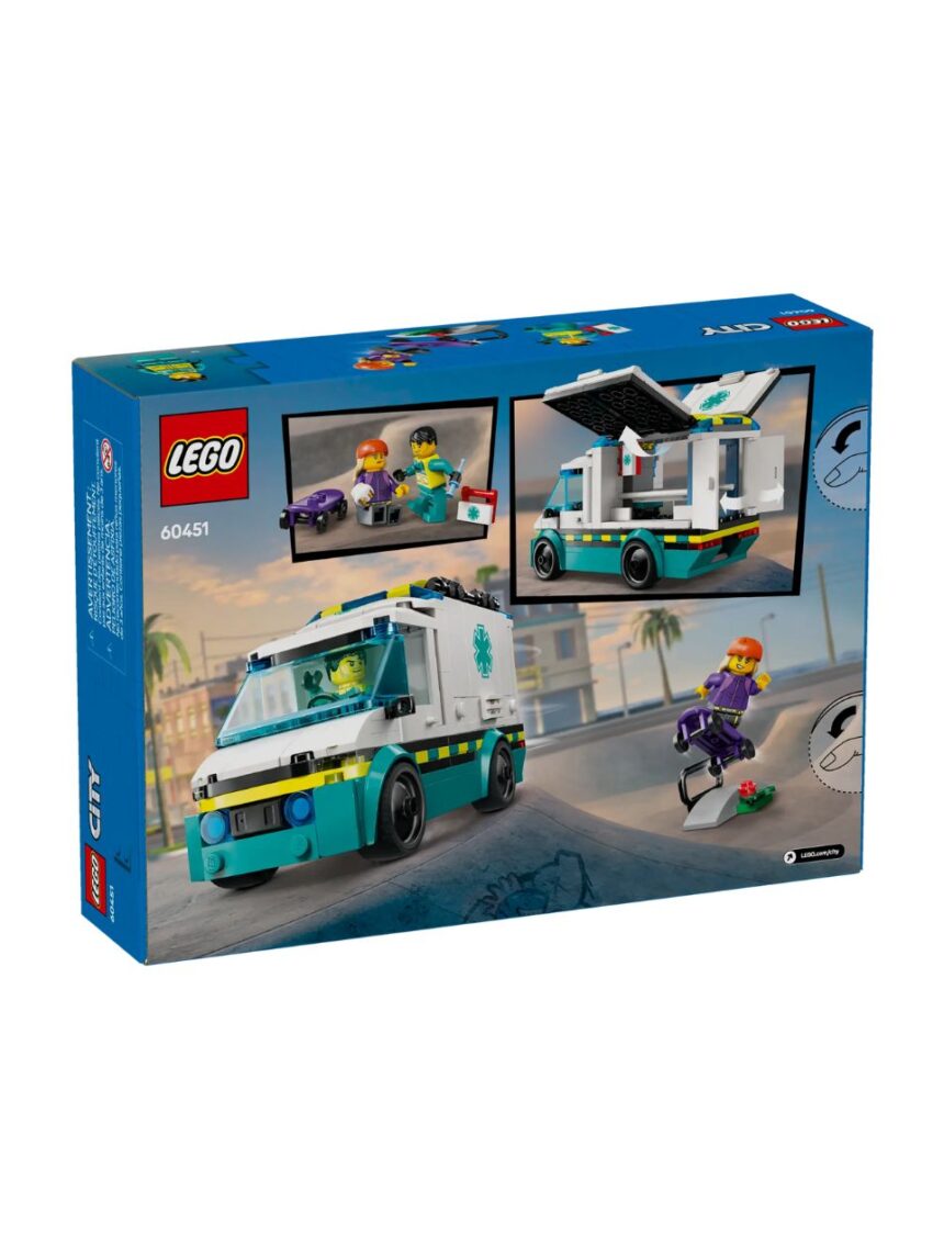 Lego city emergency ambulance 60451 - Lego, Lego City