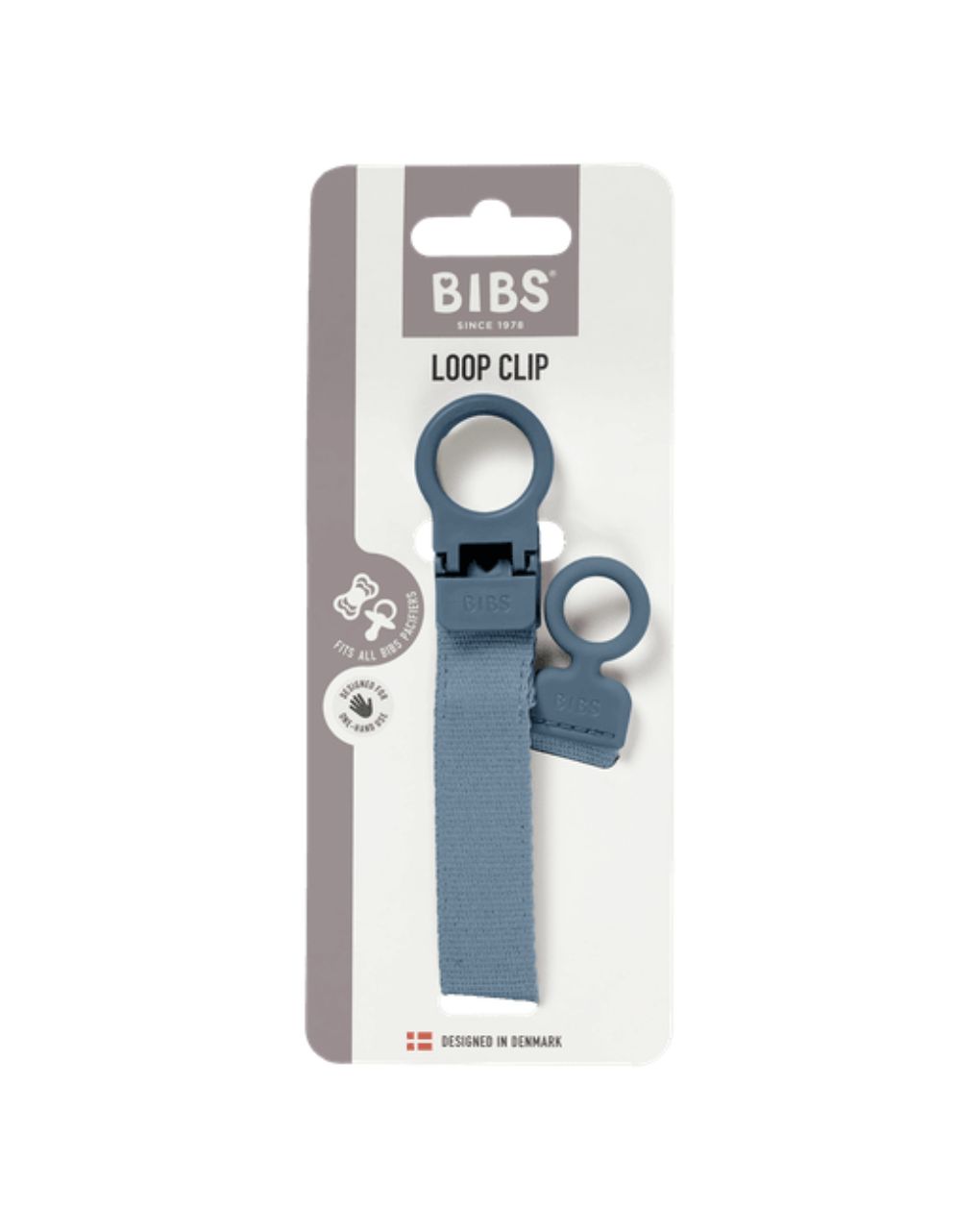 Bibs κλιπ πιπίλας loop petrol 9501260 - BIBS