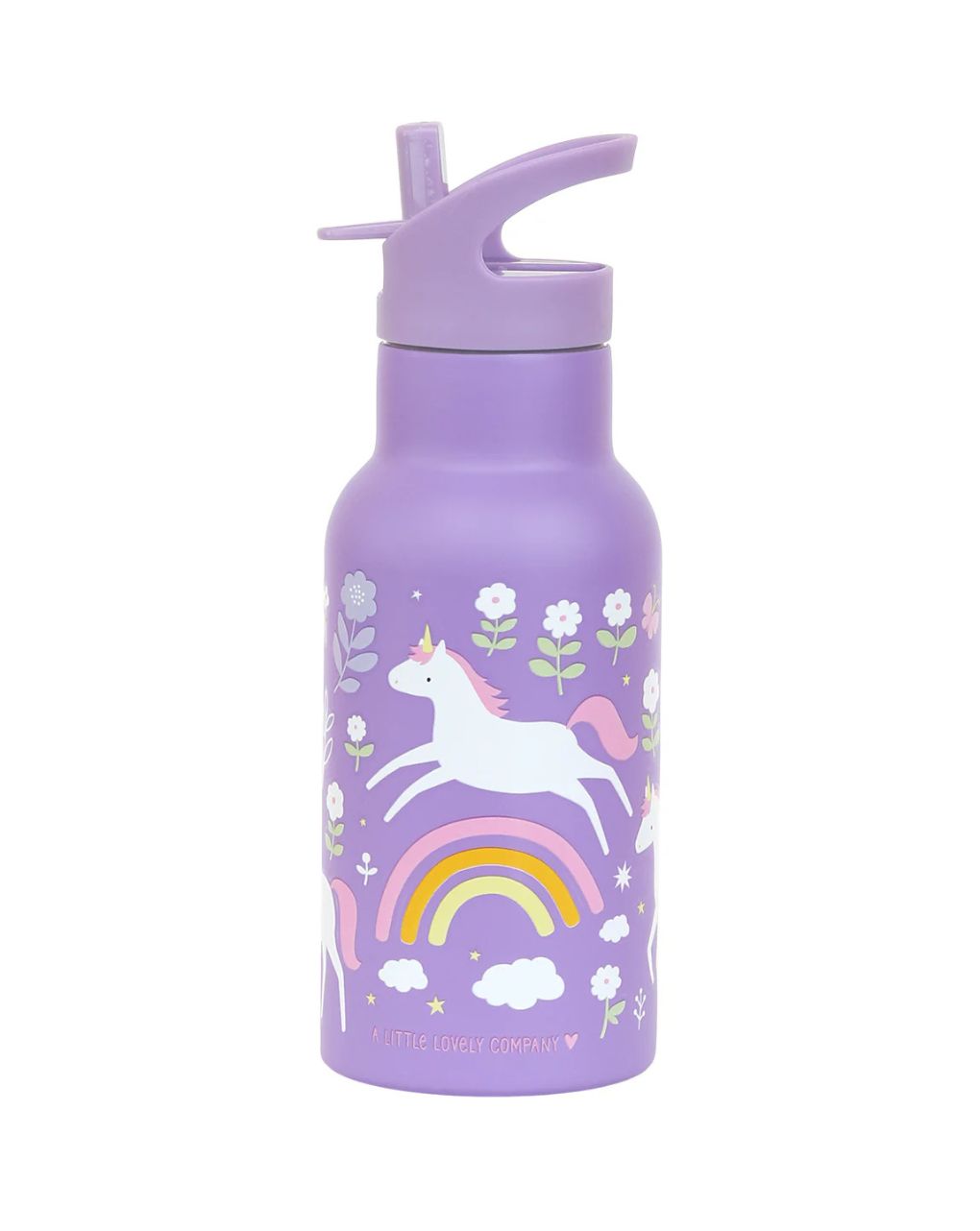 A little lovely company μπουκάλι θερμός με διπλό τοίχωμα από ανοξείδωτο ατσάλι 350ml unicorn dreams dbssud77 - A LITTLE LOVELY COMP