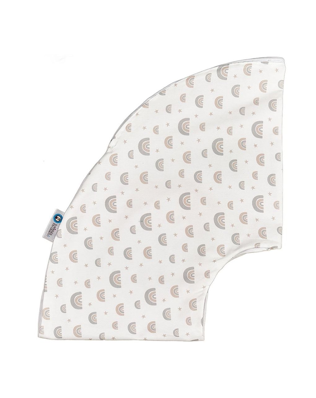 ο κόσμος του μωρού βαμβακερή θήκη μαξιλαριού θηλασμού "rainbow" μπεζ 90143 - O KOSMOS TOU MOROU