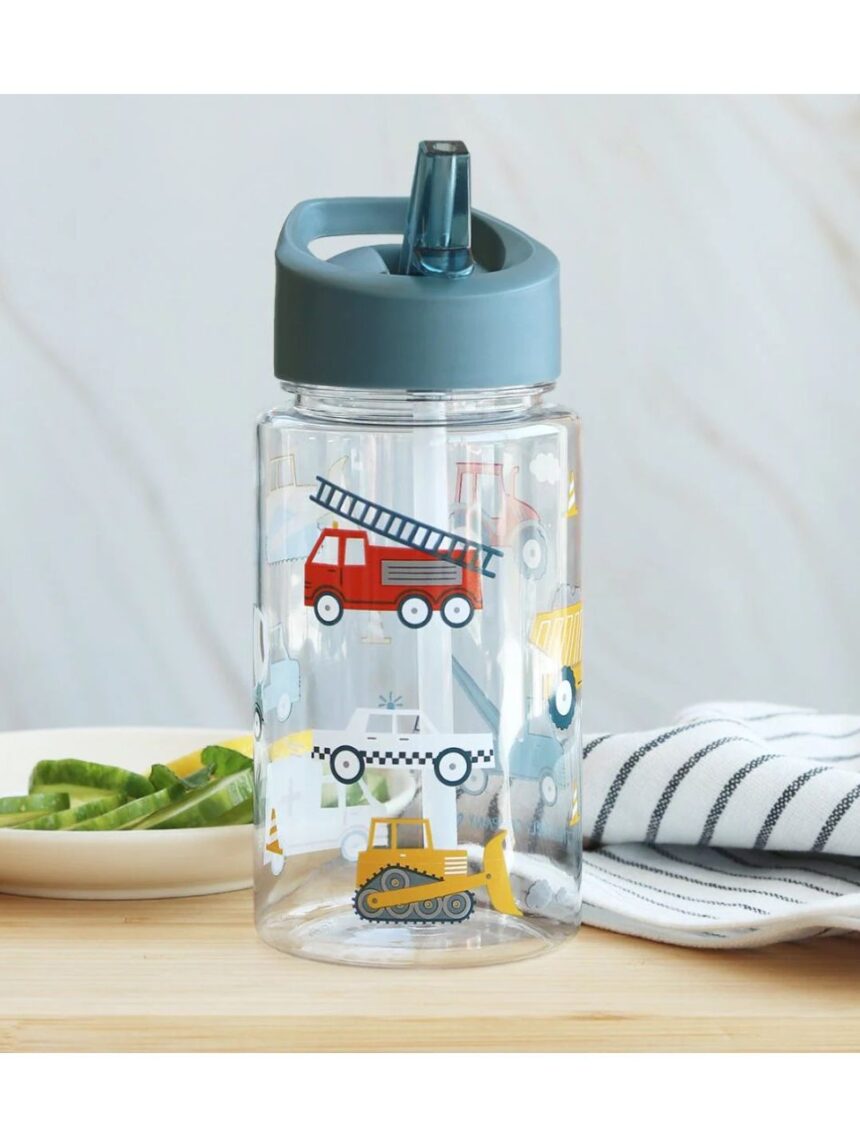 A little lovely company παγούρι tritan 450ml vehicles dbvebu62 - A LITTLE LOVELY COMP