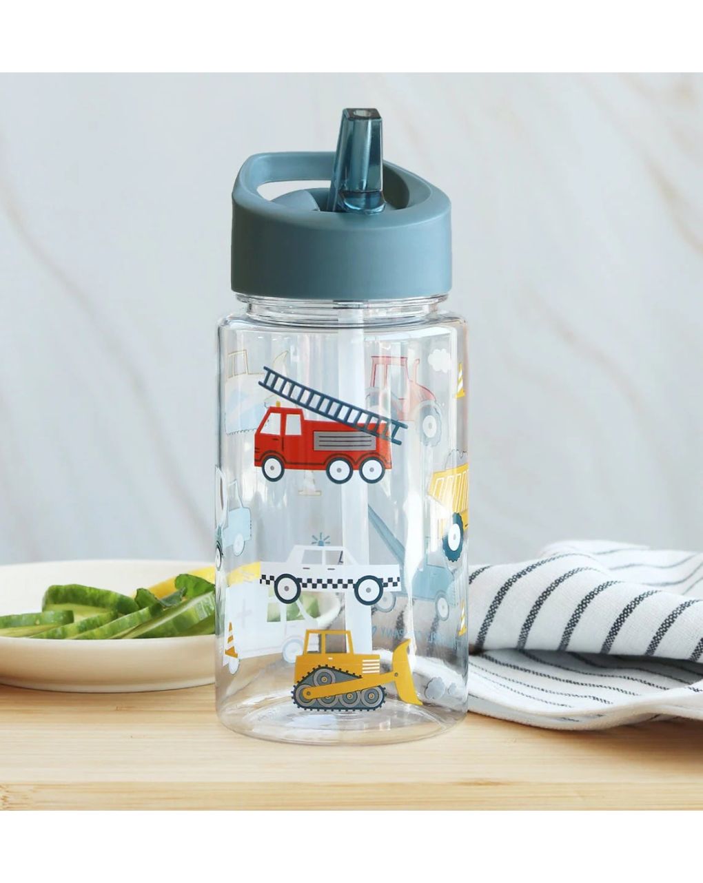 A little lovely company παγούρι tritan 450ml vehicles dbvebu62 - A LITTLE LOVELY COMP