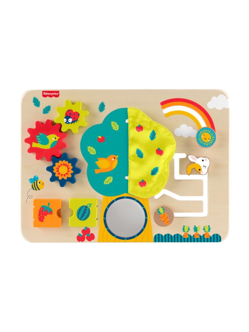 Mattel fisher-price ξύλινος σταθμός δραστηριοτήτων 6m+ jdm53 - Fisher-Price