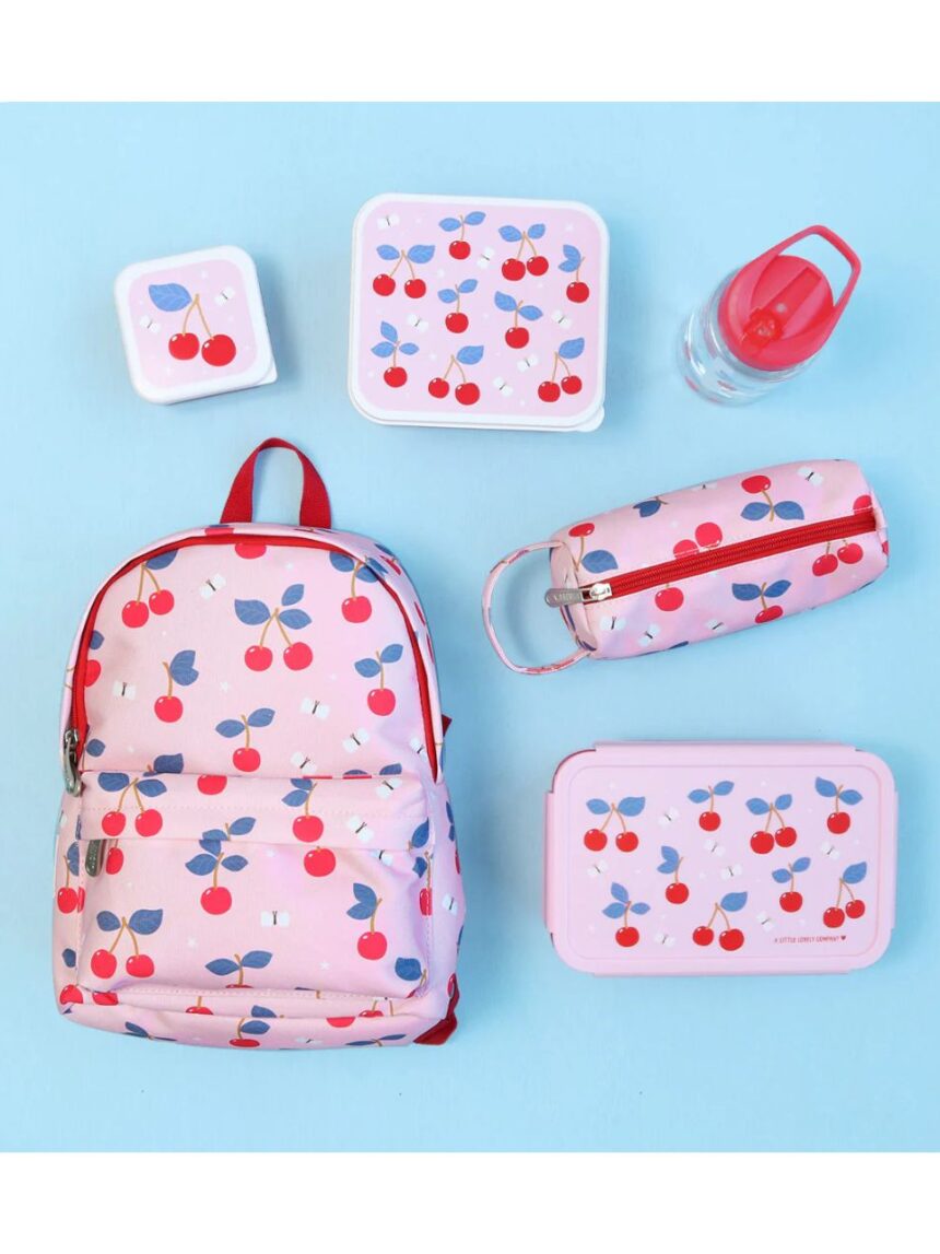 A little lovely company δοχείο φαγητού bento με χωρίσματα 1200ml cherries bbchpi78 - A LITTLE LOVELY COMP