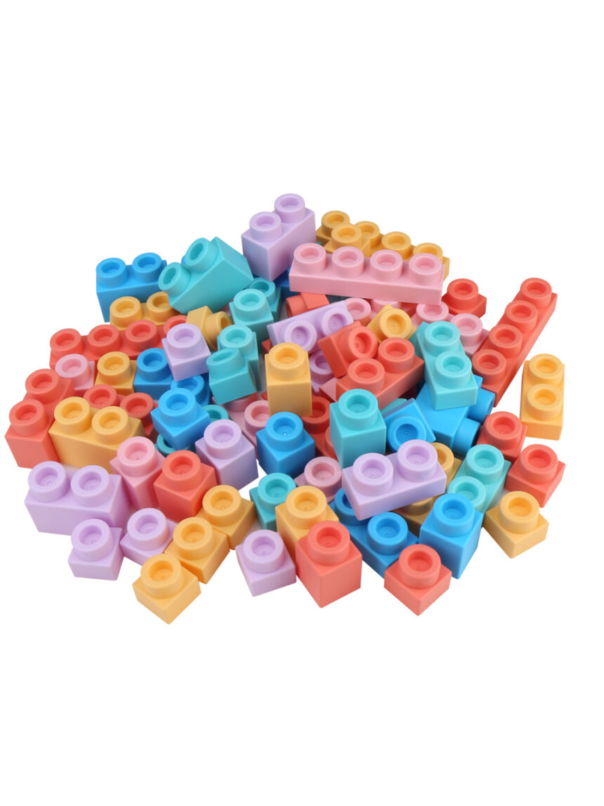 Baby smile σετ 76 μαλακά τουβλάκια για κατασκευή - Baby Smile