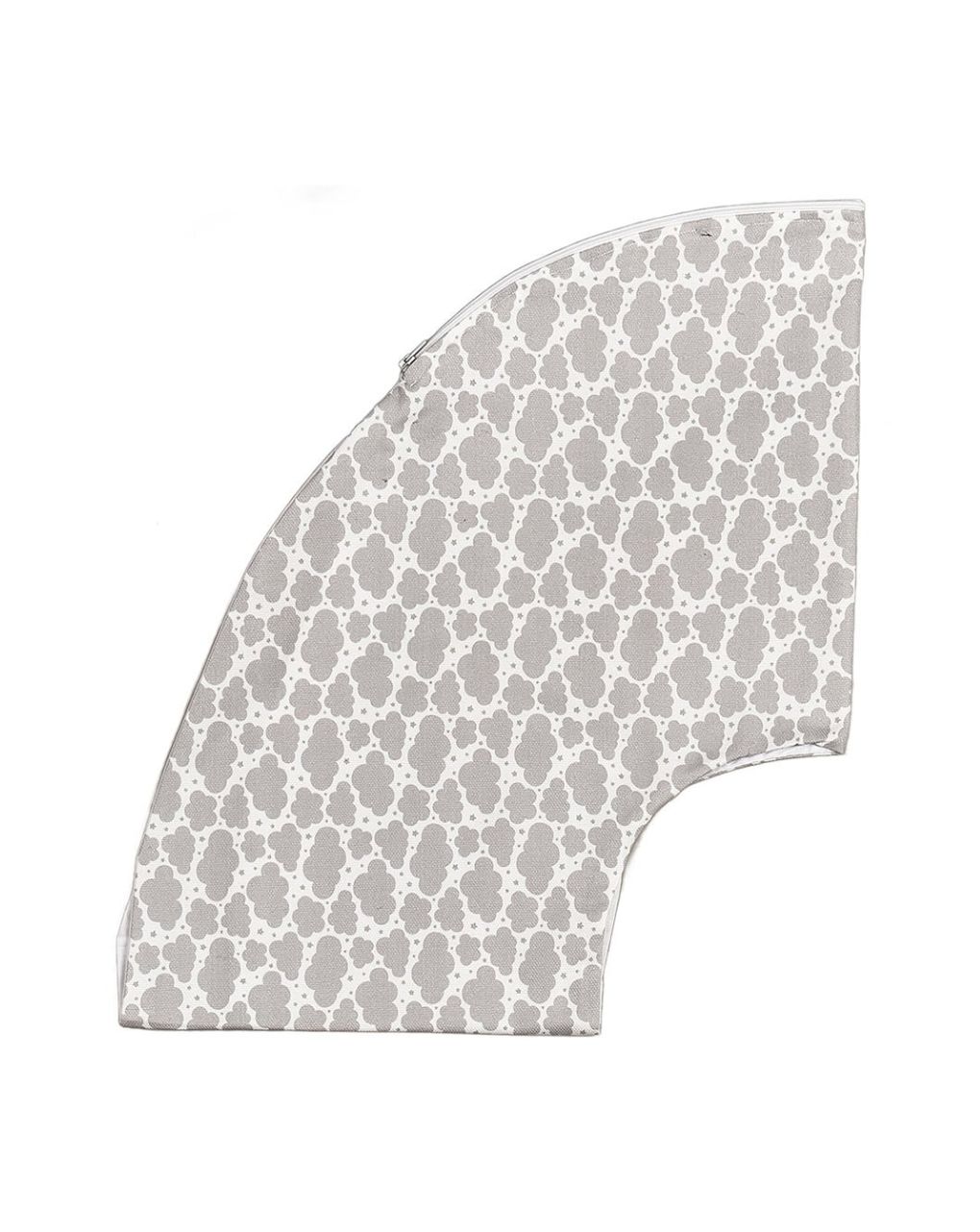 ο κόσμος του μωρού βαμβακερή θήκη μαξιλαριού θηλασμού "clouds" γκρι 90195 - O KOSMOS TOU MOROU