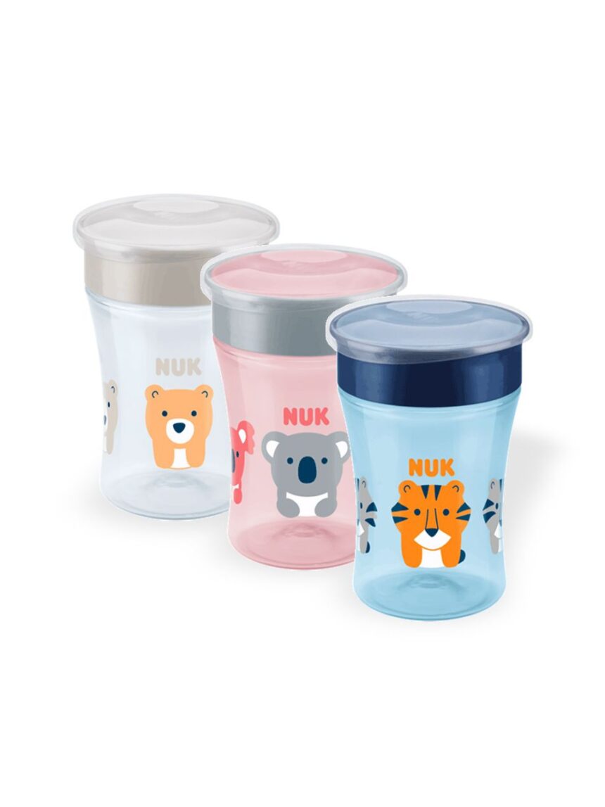 Nuk εκπαιδευτικό ποτηράκι evolution magic 230ml 8m+ 10751138 (διάφορα σχέδια) - Nuk