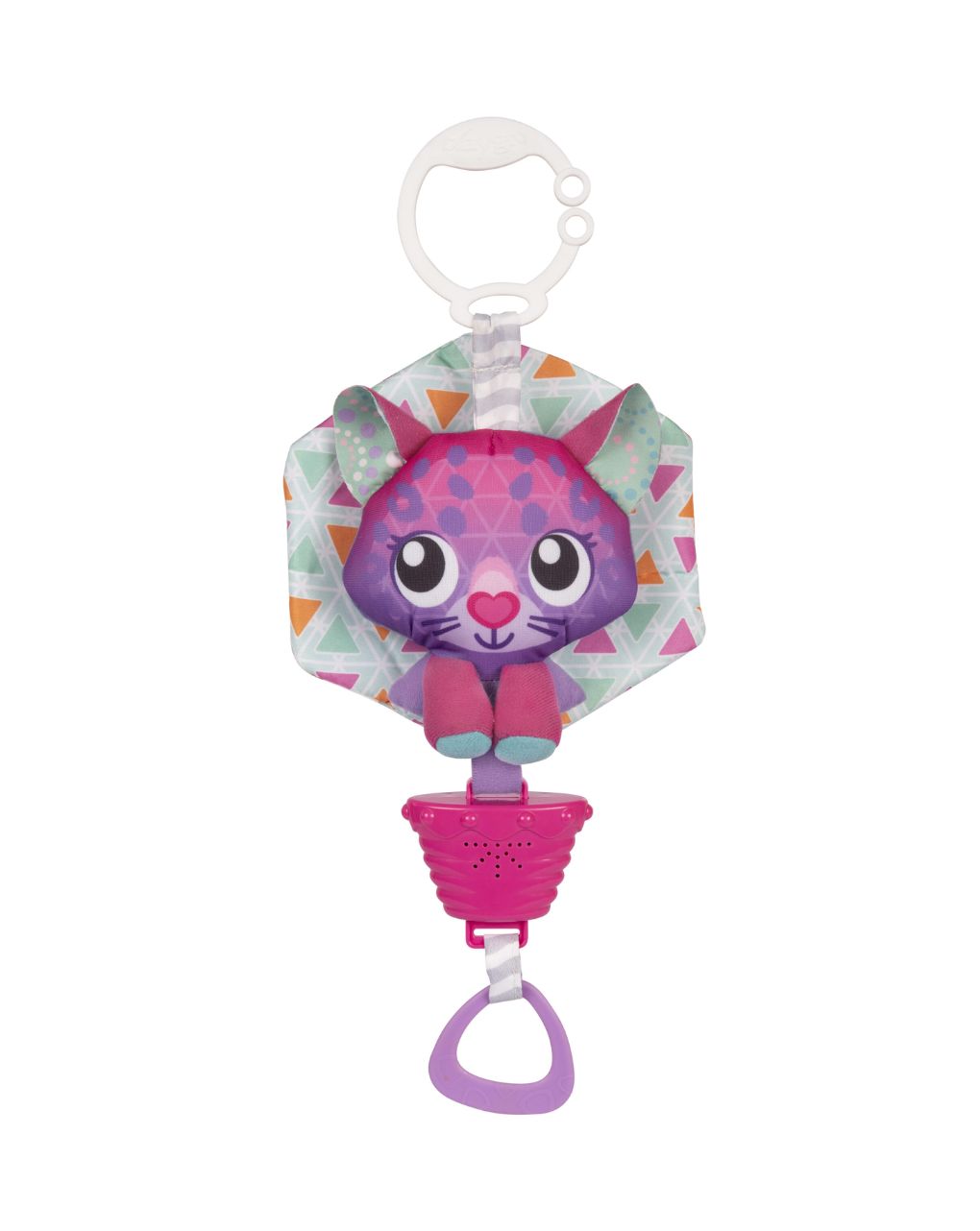 Playgro κρεμαστό μουσικό παιχνίδι με κλιπ polar pals musical pullstring cat - Playgro